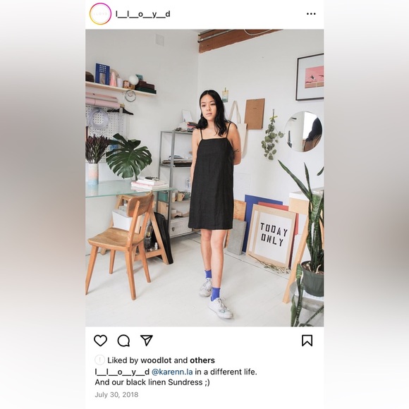 LLOYD Clothing Linen Sundress in White - Picture 3 of 9